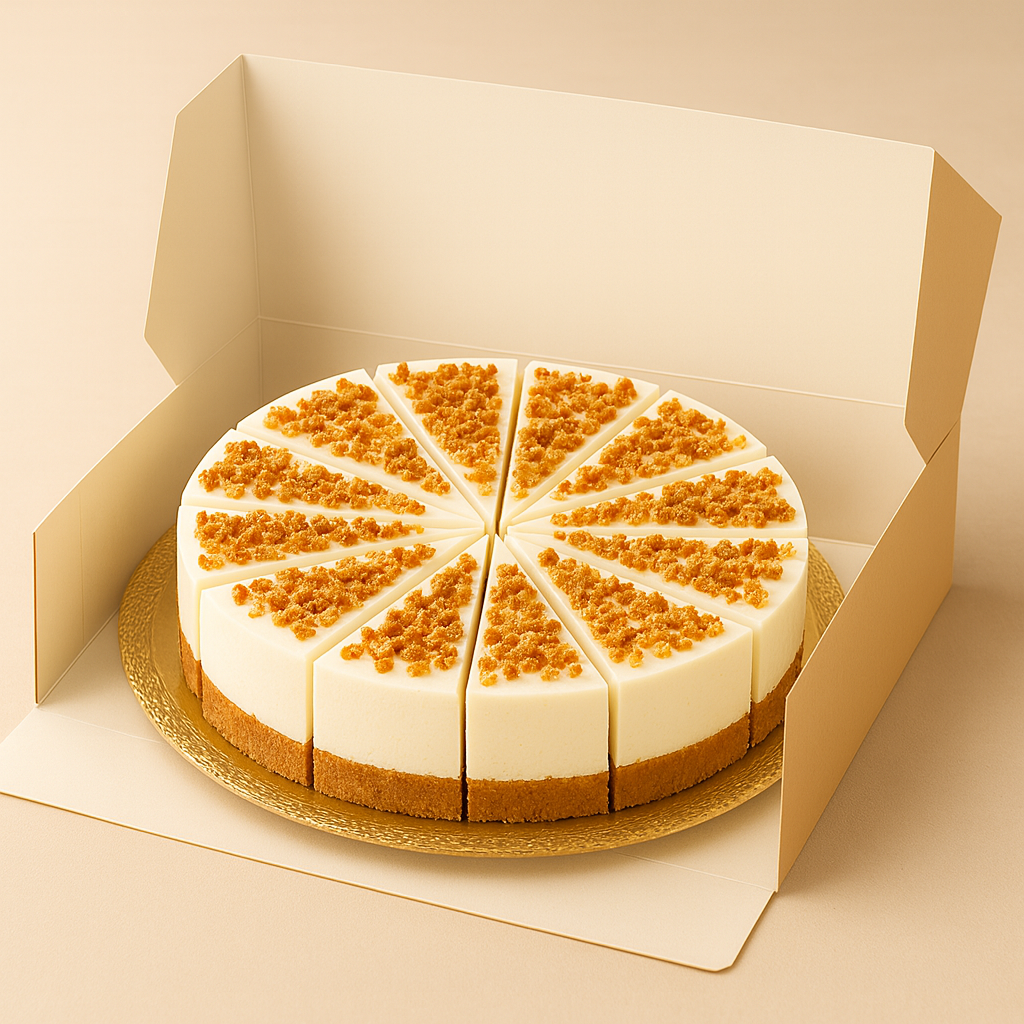 [58511] 58511 - CHEESECAKE SPECULOOS PRETAGLIATA 1300g 12Fette