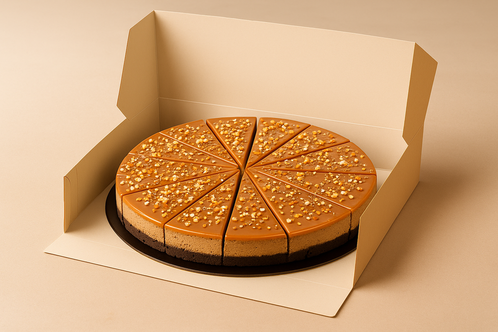 [58517] 58517 - CHEESECAKE NOCCIOLA CIOCCOLATO 1400g 14fette